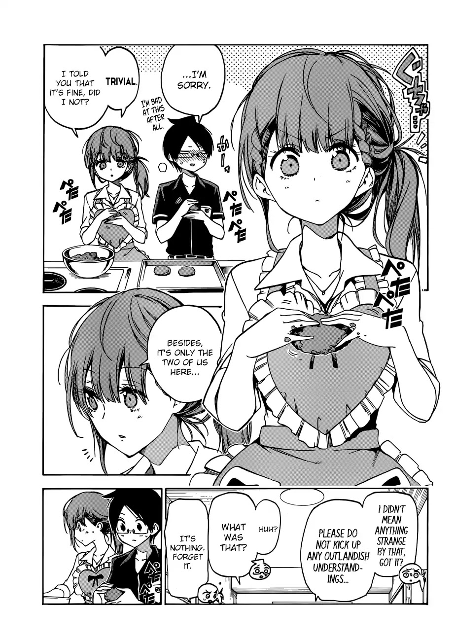 Bokutachi wa Benkyou ga Dekinai Chapter 74 page 12 - Chapter 74: Sometimes, The Predecessor Scrutinizes [X] full of Hardships as Well