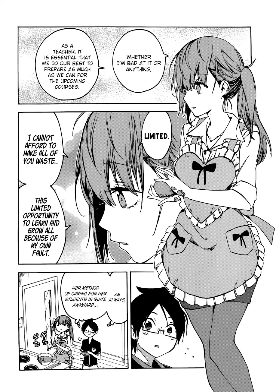 Bokutachi wa Benkyou ga Dekinai Chapter 74 page 15 - Chapter 74: Sometimes, The Predecessor Scrutinizes [X] full of Hardships as Well
