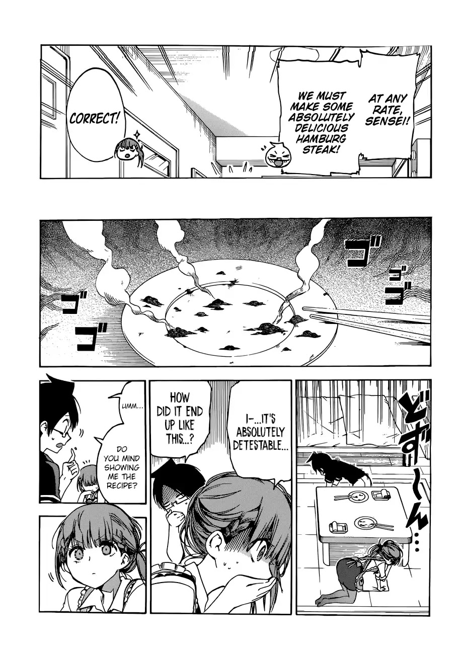 Bokutachi wa Benkyou ga Dekinai Chapter 74 page 16 - Chapter 74: Sometimes, The Predecessor Scrutinizes [X] full of Hardships as Well