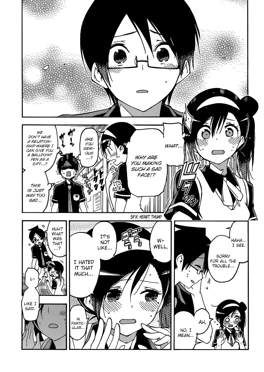 Bokutachi wa Benkyou ga Dekinai Chapter 78 page 14 - Chapter 78: A Considerate Gift can Sometimes Turn into Complications for [X]