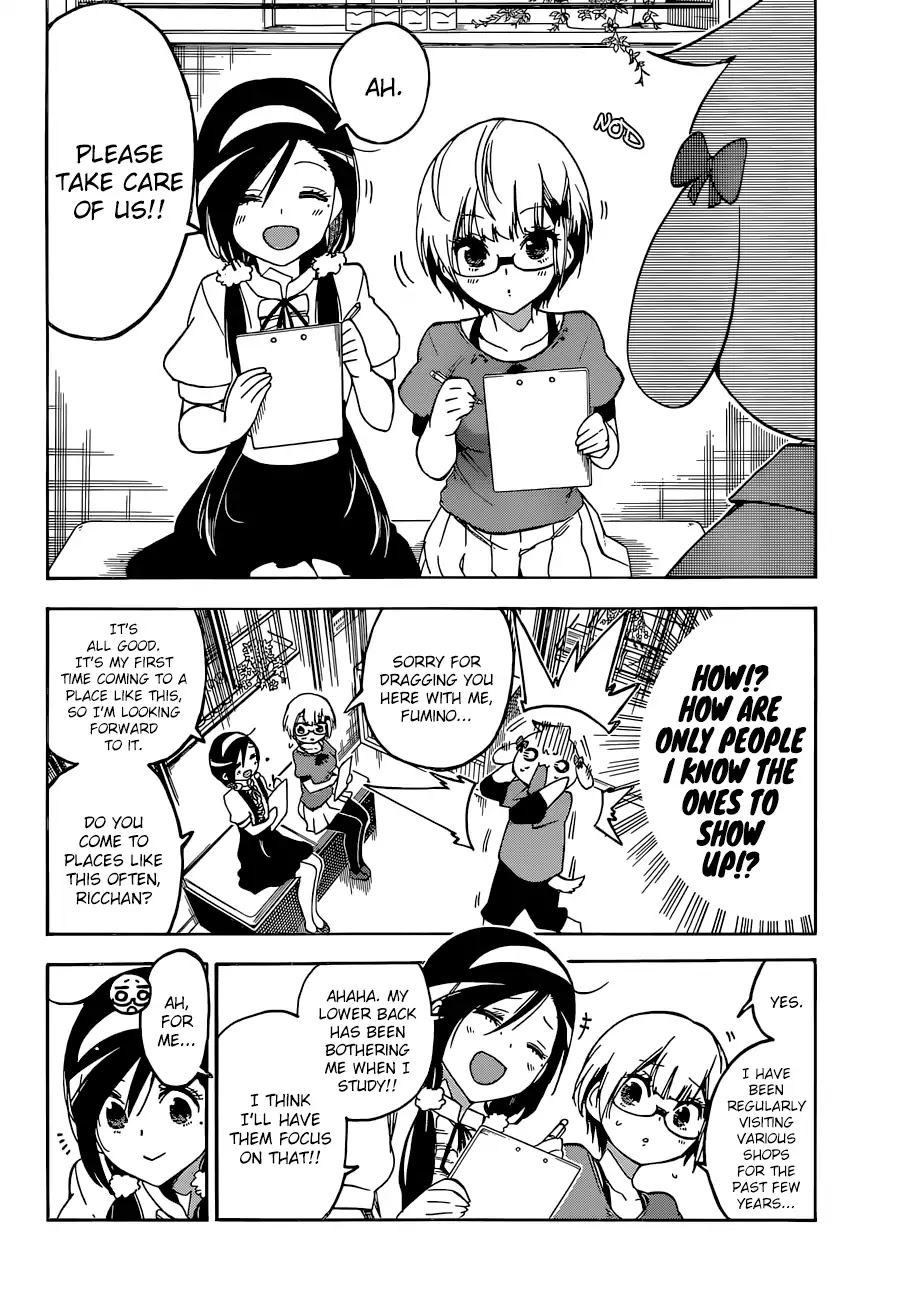 Bokutachi wa Benkyou ga Dekinai Chapter 79 page 11 - Chapter 79: Question 79: In a New Land of Healing, He Struggles Once More for the Sake of [X]