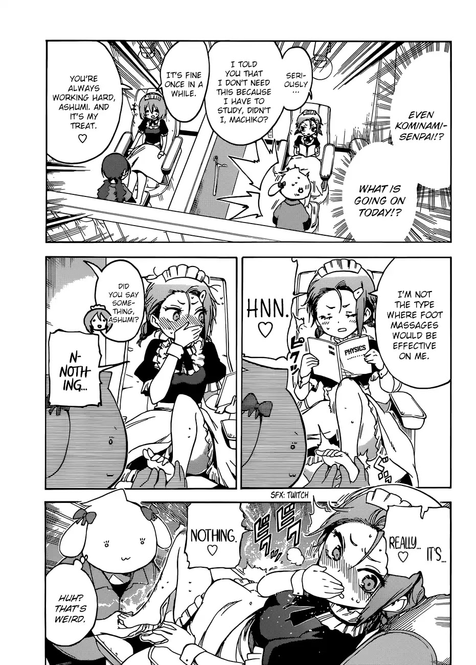 Bokutachi wa Benkyou ga Dekinai Chapter 79 page 16 - Chapter 79: Question 79: In a New Land of Healing, He Struggles Once More for the Sake of [X]