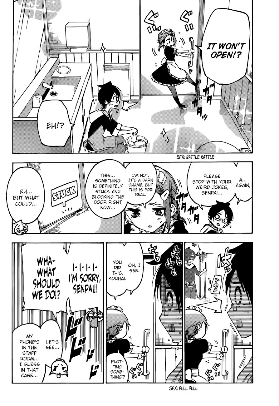Bokutachi wa Benkyou ga Dekinai Chapter 82 page 5 - Chapter 82: At Times, The Isolated Predecessor Undergoes a Conflict in Front of [X]