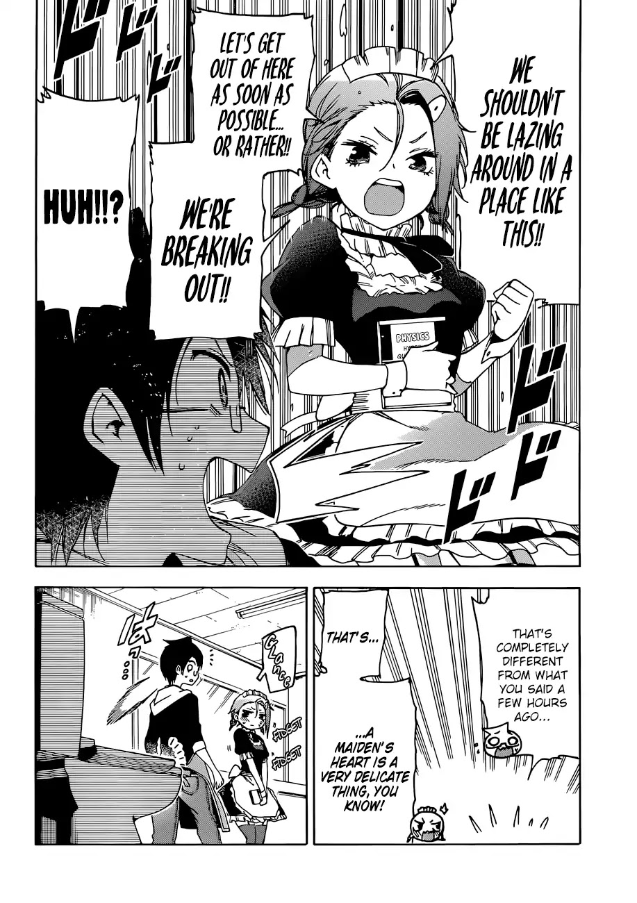 Bokutachi wa Benkyou ga Dekinai Chapter 82 page 9 - Chapter 82: At Times, The Isolated Predecessor Undergoes a Conflict in Front of [X]