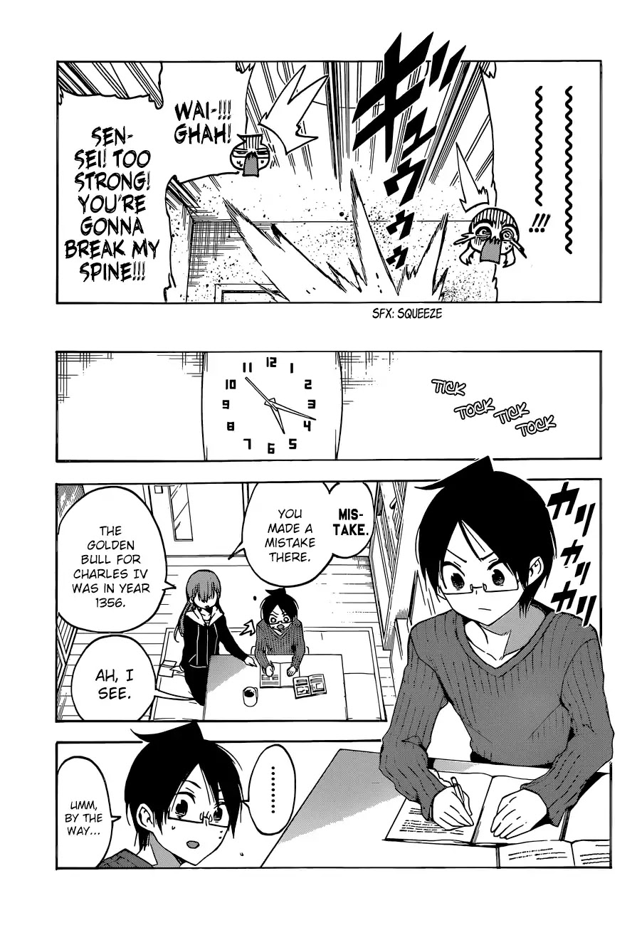 Bokutachi wa Benkyou ga Dekinai Chapter 84 page 18 - Chapter 84: That Certain Book Hints the Predecessor's [X]