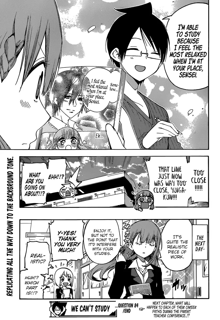 Bokutachi wa Benkyou ga Dekinai Chapter 84 page 20 - Chapter 84: That Certain Book Hints the Predecessor's [X]