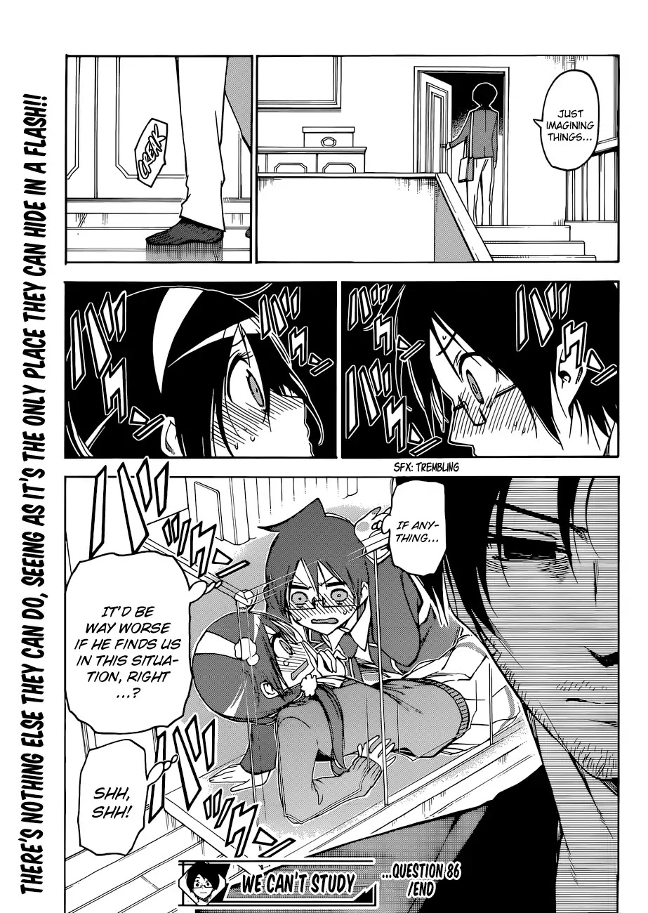 Bokutachi wa Benkyou ga Dekinai Chapter 86 page 20 - Chapter 86: Naming the Beloved Star [X] ②