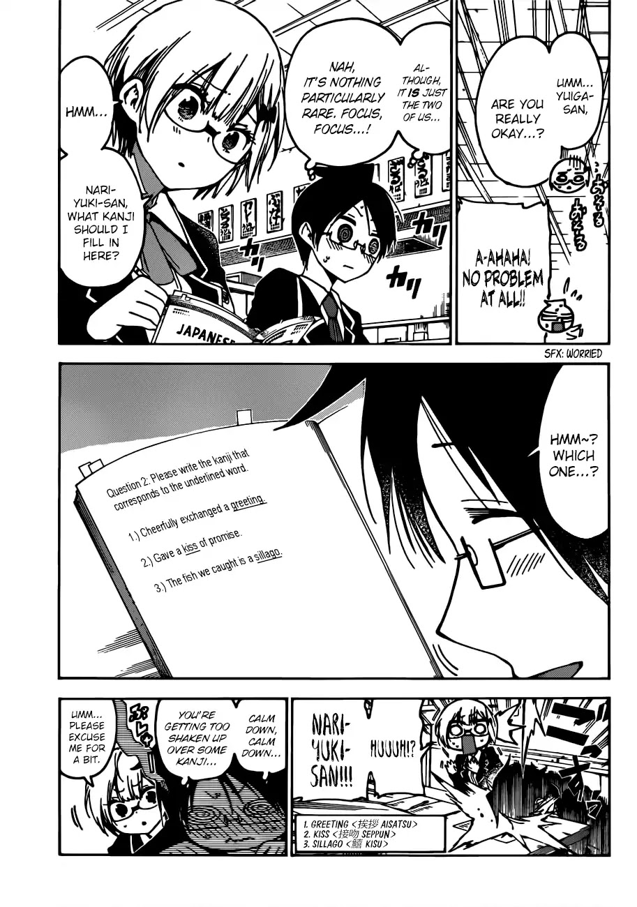 Bokutachi wa Benkyou ga Dekinai Chapter 91 page 10 - Chapter 91: Thus, [X] Dimly Reveals The Amazingness of The Geniuses