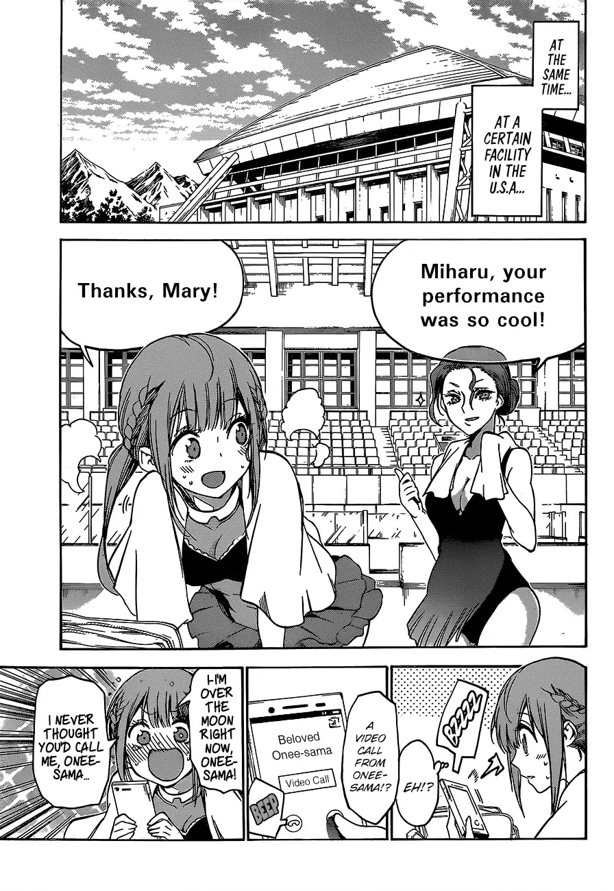 Bokutachi wa Benkyou ga Dekinai Chapter 93 page 18 - Chapter 93: The Predecessor Inappropriately Fosters an [X] She's Never Had Before