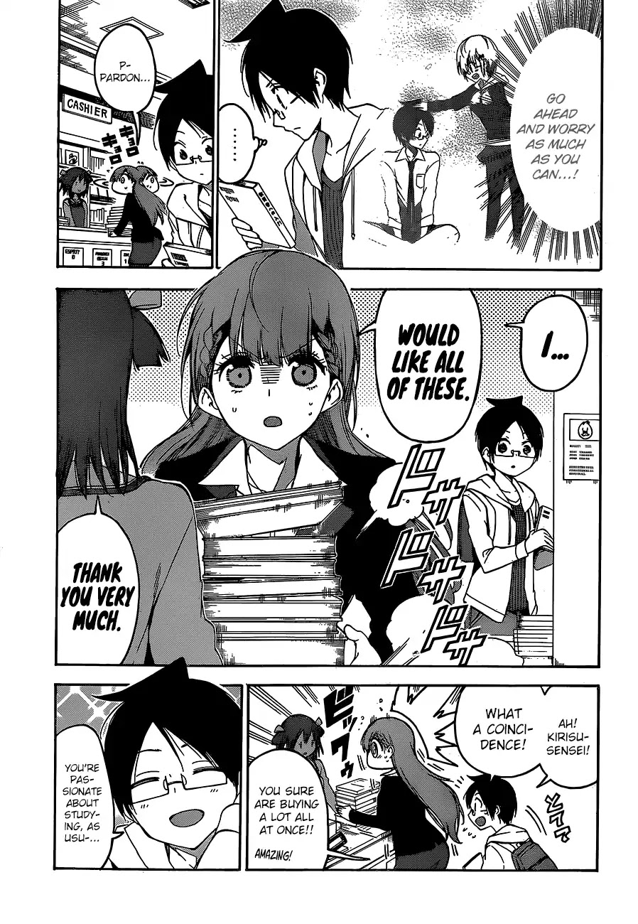 Bokutachi wa Benkyou ga Dekinai Chapter 93 page 4 - Chapter 93: The Predecessor Inappropriately Fosters an [X] She's Never Had Before