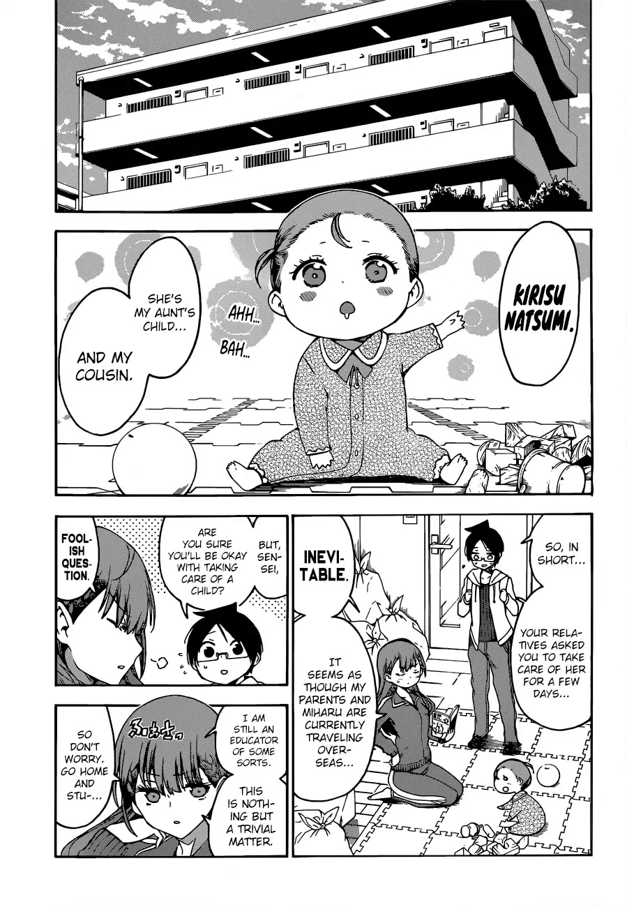 Bokutachi wa Benkyou ga Dekinai Chapter 93 page 6 - Chapter 93: The Predecessor Inappropriately Fosters an [X] She's Never Had Before