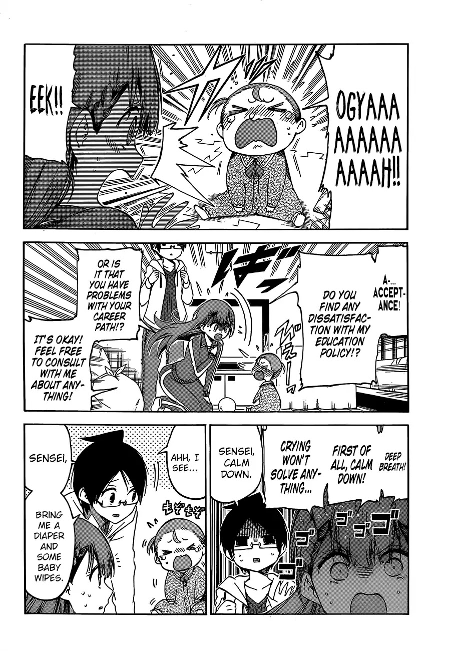 Bokutachi wa Benkyou ga Dekinai Chapter 93 page 7 - Chapter 93: The Predecessor Inappropriately Fosters an [X] She's Never Had Before