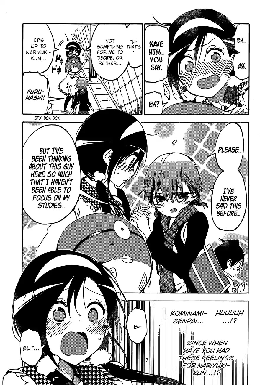 Bokutachi wa Benkyou ga Dekinai Chapter 94 page 10 - Chapter 94: Sometimes, The Predecessor Superimposes [X] Over That Endearing Appearance