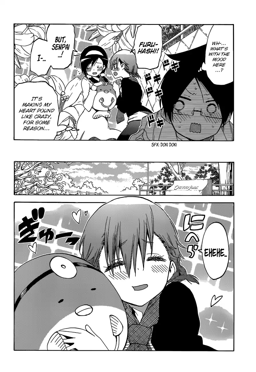 Bokutachi wa Benkyou ga Dekinai Chapter 94 page 11 - Chapter 94: Sometimes, The Predecessor Superimposes [X] Over That Endearing Appearance