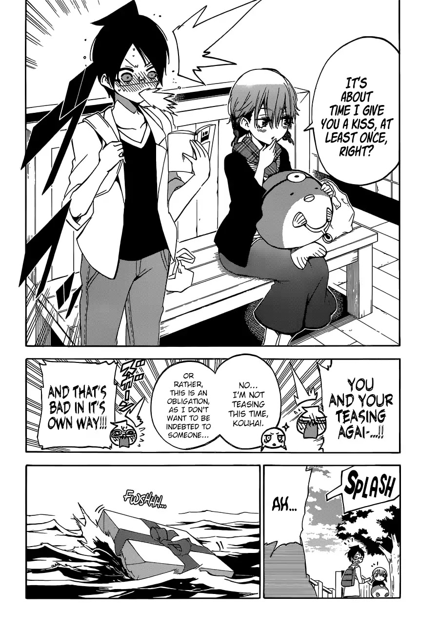Bokutachi wa Benkyou ga Dekinai Chapter 94 page 13 - Chapter 94: Sometimes, The Predecessor Superimposes [X] Over That Endearing Appearance