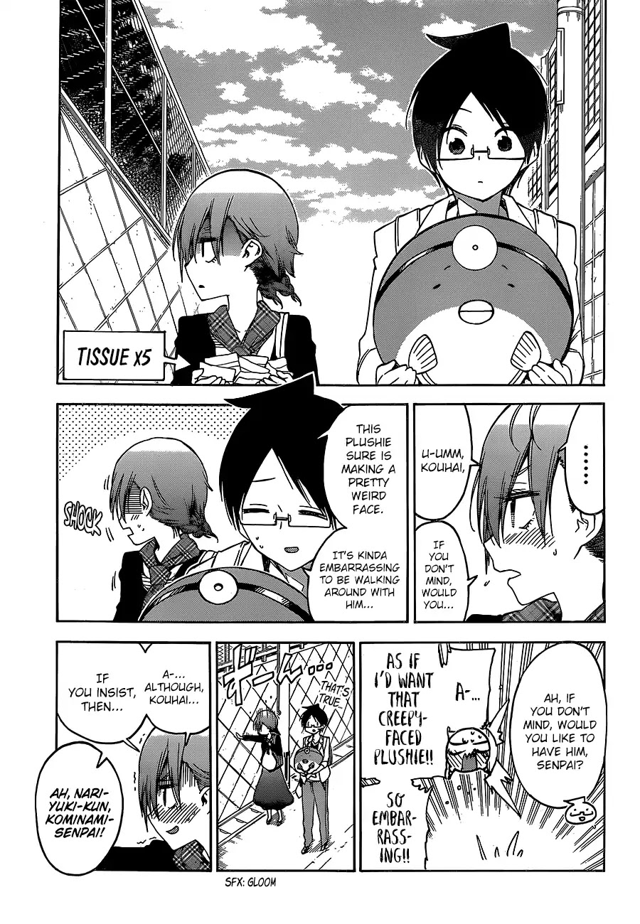 Bokutachi wa Benkyou ga Dekinai Chapter 94 page 6 - Chapter 94: Sometimes, The Predecessor Superimposes [X] Over That Endearing Appearance