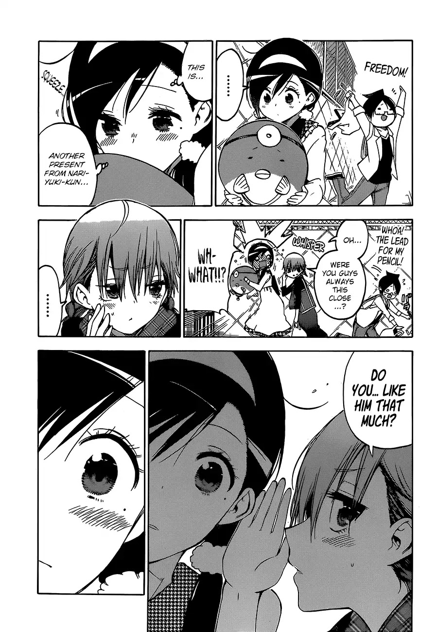 Bokutachi wa Benkyou ga Dekinai Chapter 94 page 8 - Chapter 94: Sometimes, The Predecessor Superimposes [X] Over That Endearing Appearance