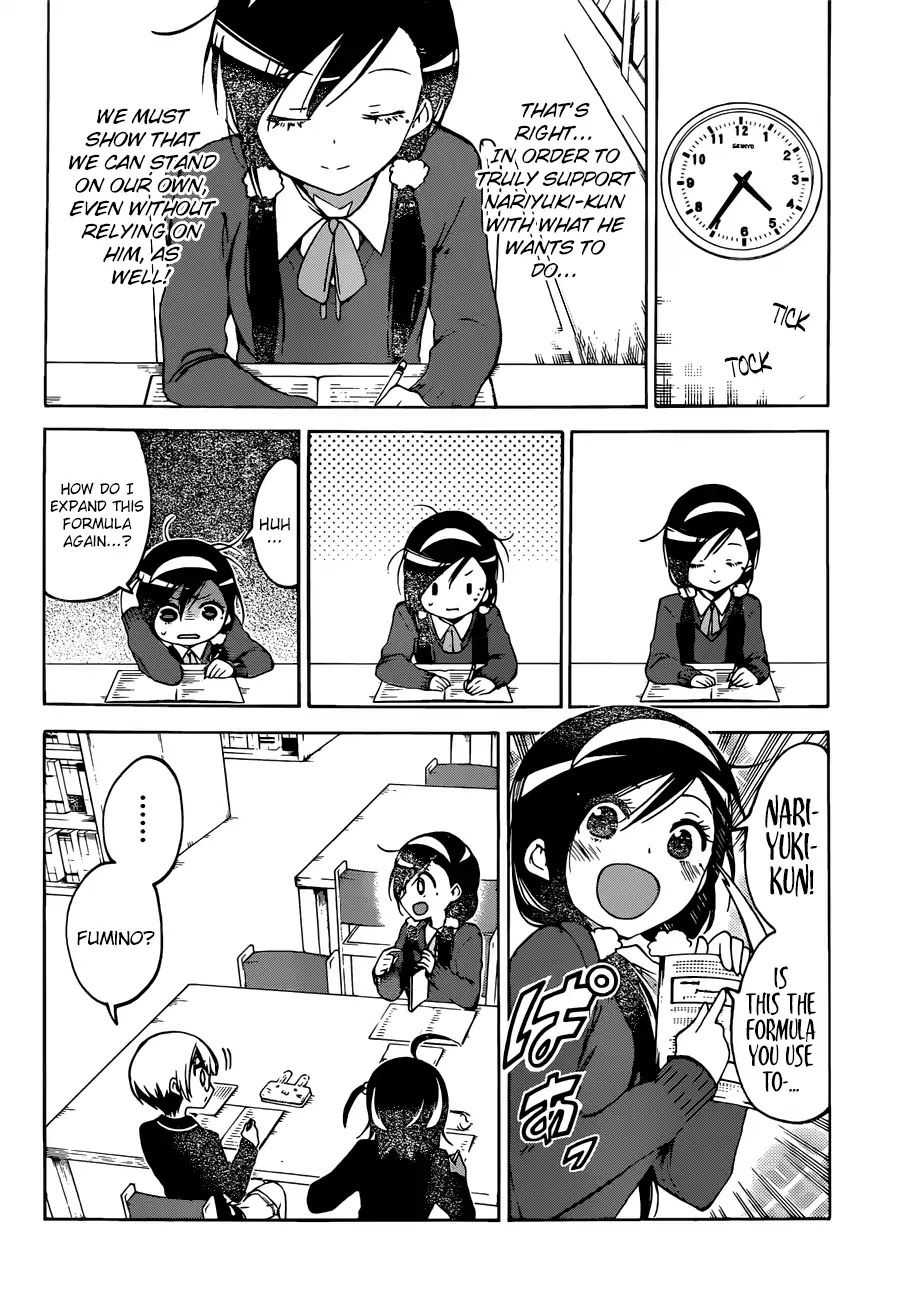 Bokutachi wa Benkyou ga Dekinai Chapter 97 page 11 - Chapter 97: In The Silence of His Absence, it Aptly Becomes [X] for The Genius