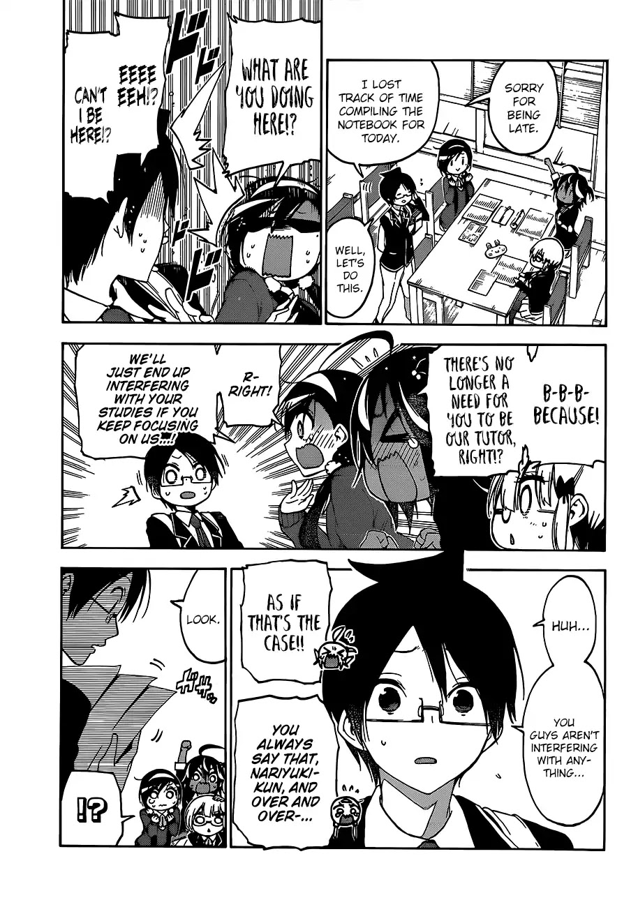 Bokutachi wa Benkyou ga Dekinai Chapter 97 page 18 - Chapter 97: In The Silence of His Absence, it Aptly Becomes [X] for The Genius