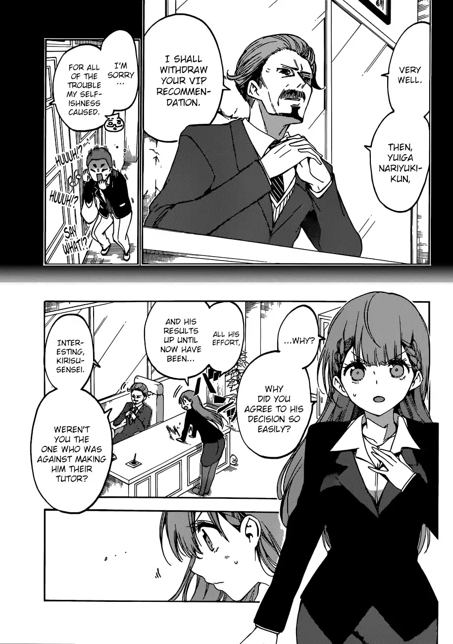 Bokutachi wa Benkyou ga Dekinai Chapter 97 page 4 - Chapter 97: In The Silence of His Absence, it Aptly Becomes [X] for The Genius