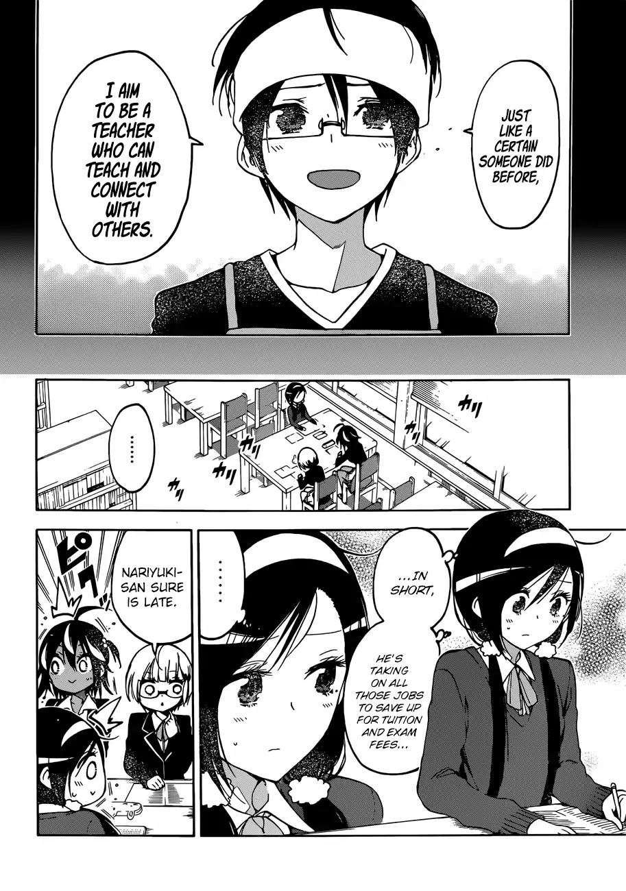 Bokutachi wa Benkyou ga Dekinai Chapter 97 page 9 - Chapter 97: In The Silence of His Absence, it Aptly Becomes [X] for The Genius