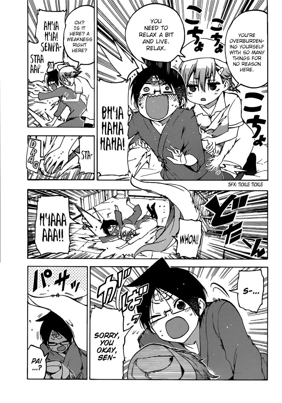Bokutachi wa Benkyou ga Dekinai Chapter 99 page 12 - Chapter 99: And Yet, The Predecessor Follows the Appearance of [X], She Looks Towards Tomorrow