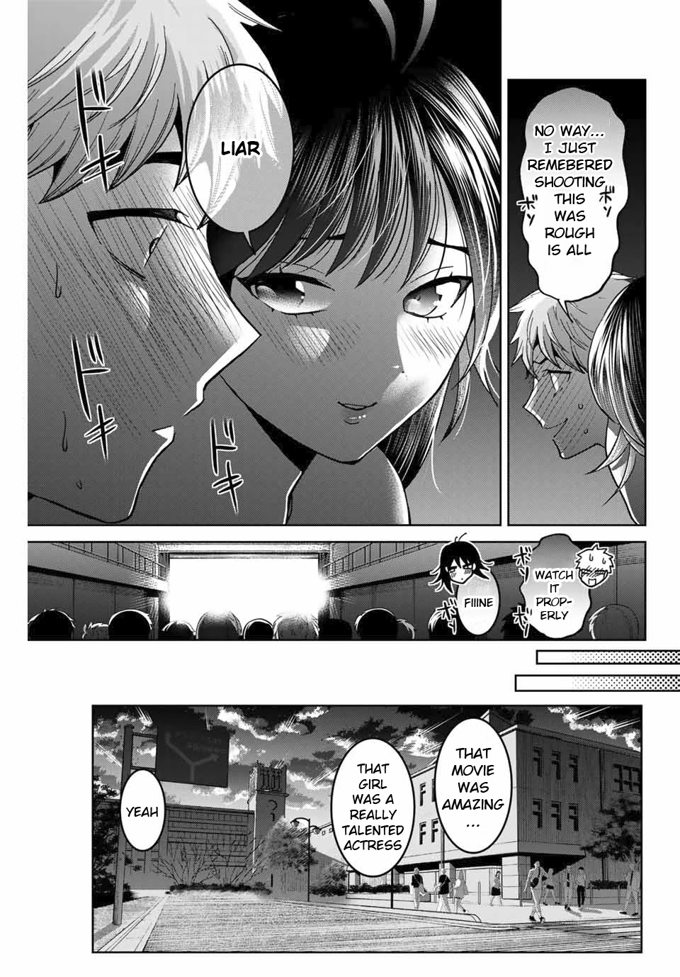 Bokutachi wa Hanshoku wo Yameta Chapter 27 page 15 - Chapter 27: The Premiere