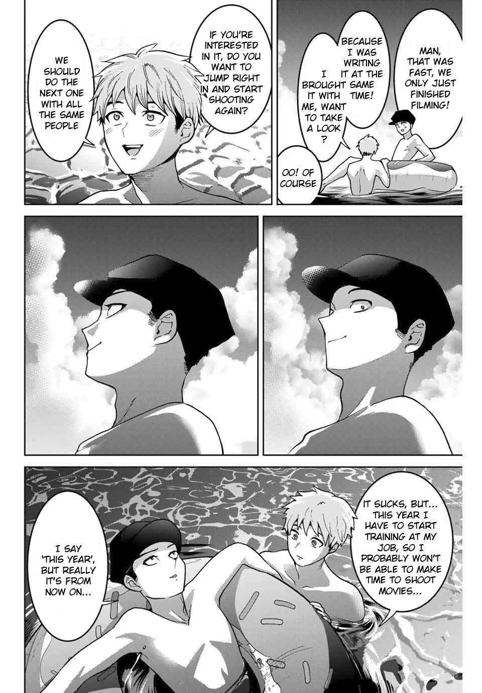 Bokutachi wa Hanshoku wo Yameta Chapter 29 page 14 - Chapter 29: The Pool