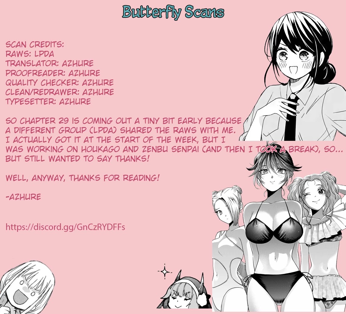 Bokutachi wa Hanshoku wo Yameta Chapter 29 page 21 - Chapter 29: The Pool