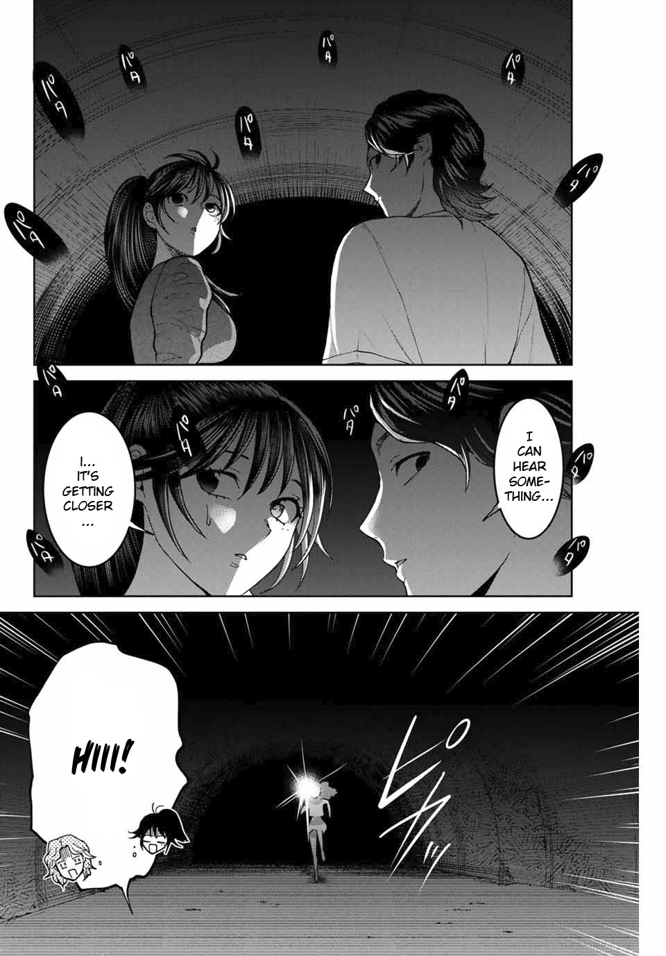 Bokutachi wa Hanshoku wo Yameta Chapter 30 page 10 - Chapter 30: The Dark Tunnel