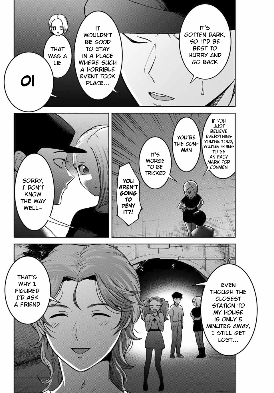 Bokutachi wa Hanshoku wo Yameta Chapter 30 page 18 - Chapter 30: The Dark Tunnel
