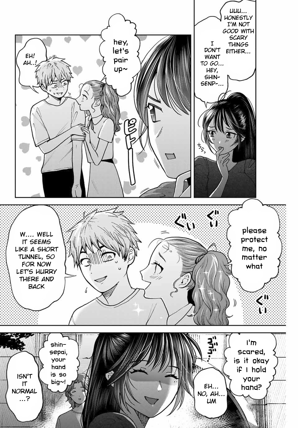 Bokutachi wa Hanshoku wo Yameta Chapter 30 page 2 - Chapter 30: The Dark Tunnel