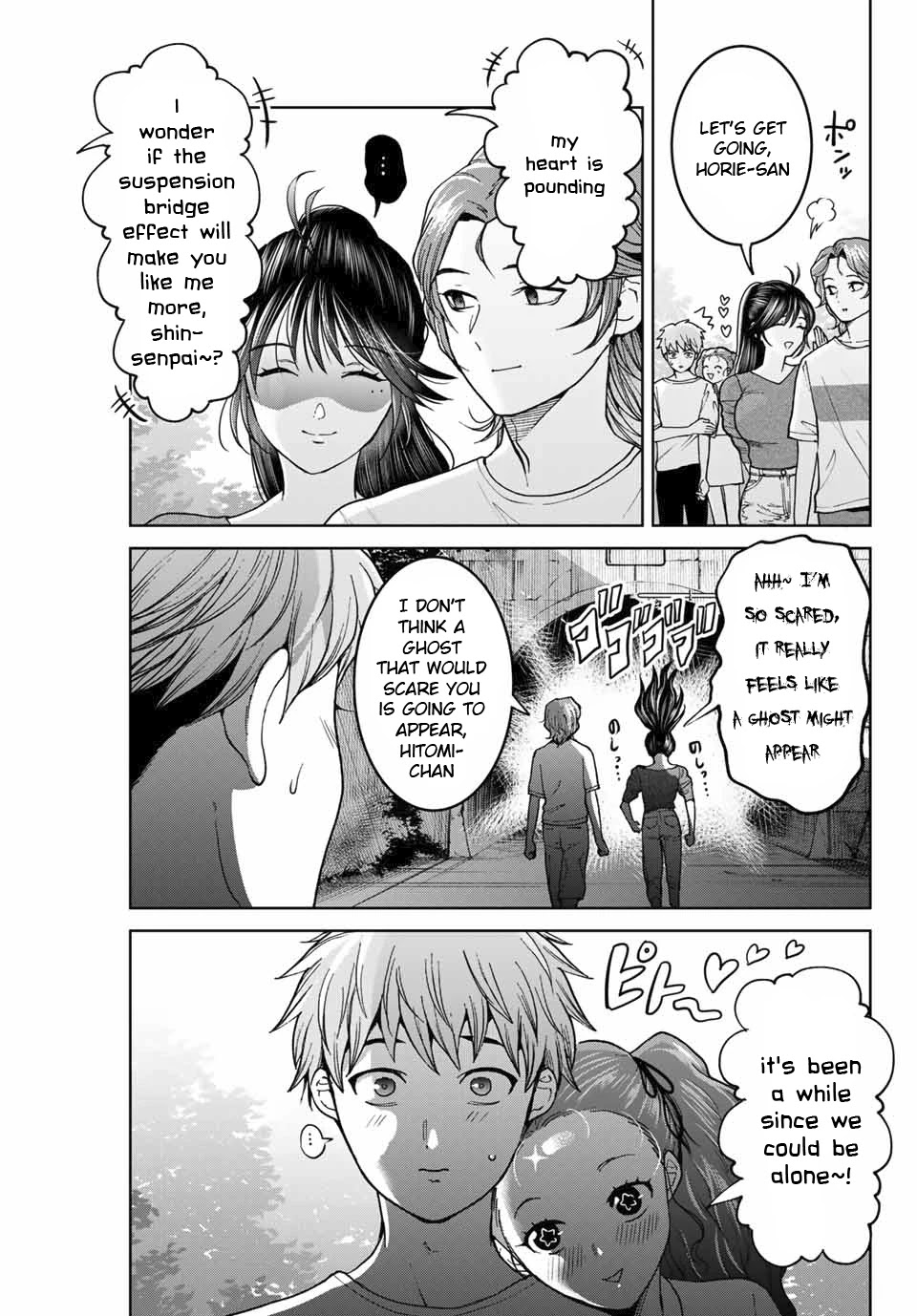 Bokutachi wa Hanshoku wo Yameta Chapter 30 page 3 - Chapter 30: The Dark Tunnel
