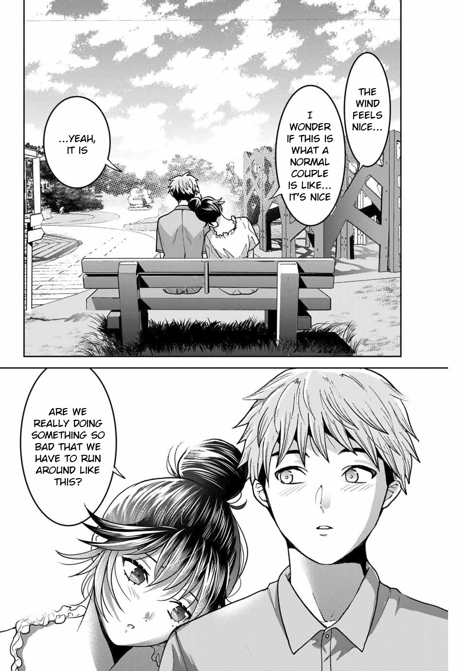 Bokutachi wa Hanshoku wo Yameta Chapter 32 page 16 - Chapter 32: Stalking