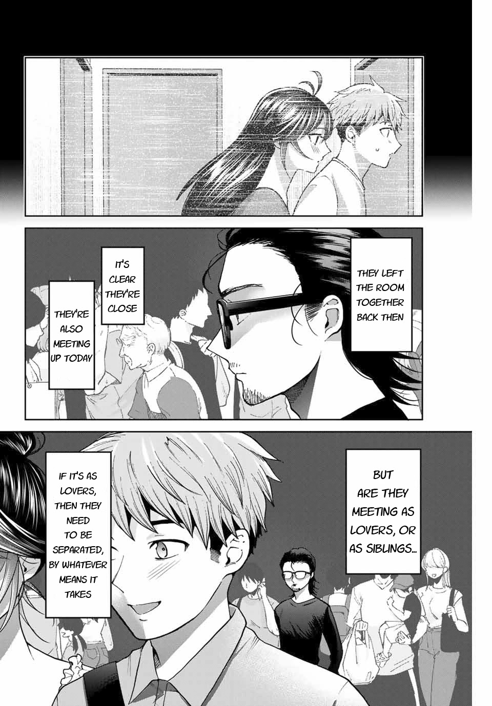 Bokutachi wa Hanshoku wo Yameta Chapter 32 page 6 - Chapter 32: Stalking