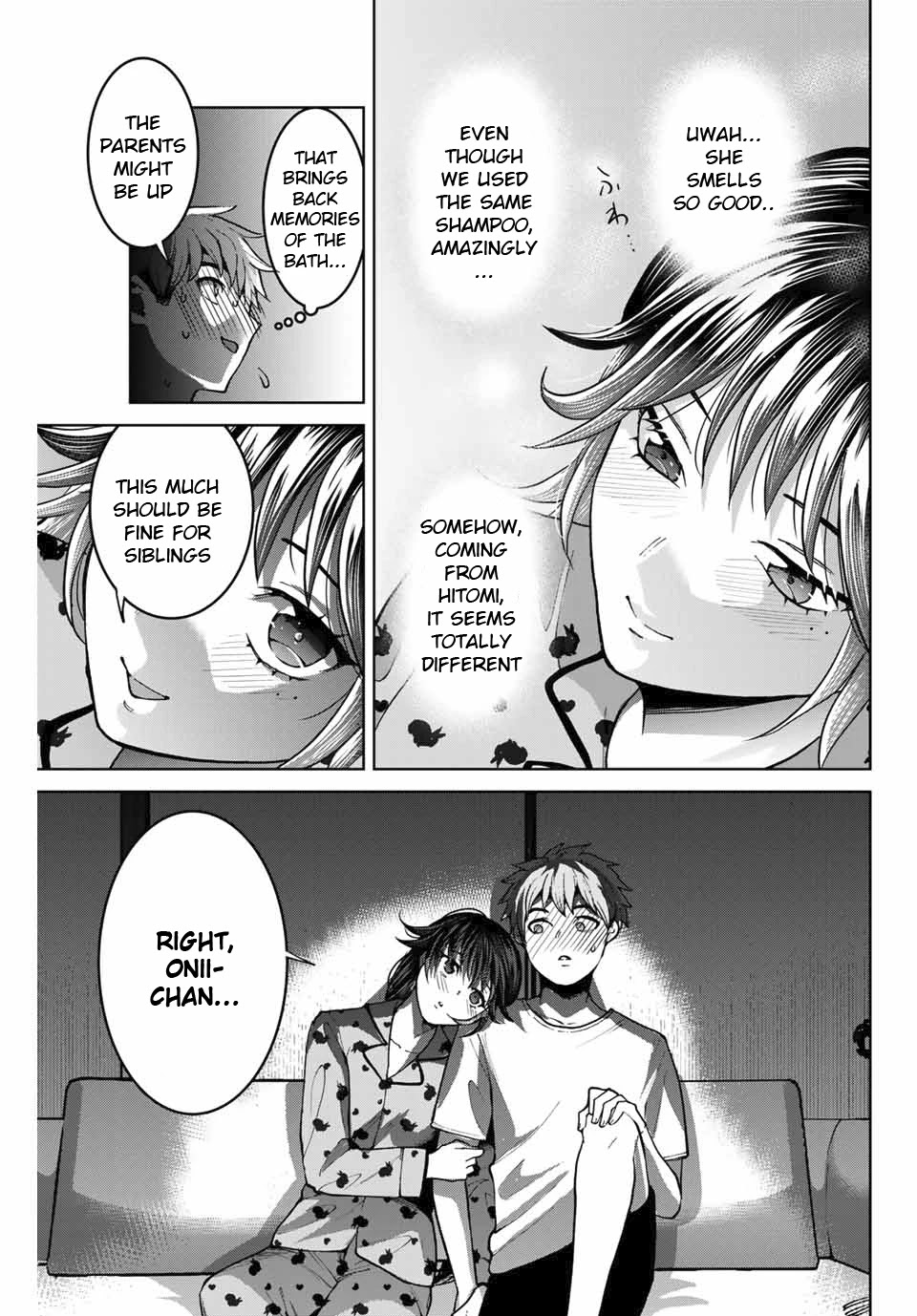 Bokutachi wa Hanshoku wo Yameta Chapter 33 page 17 - Chapter 33: Sleepover