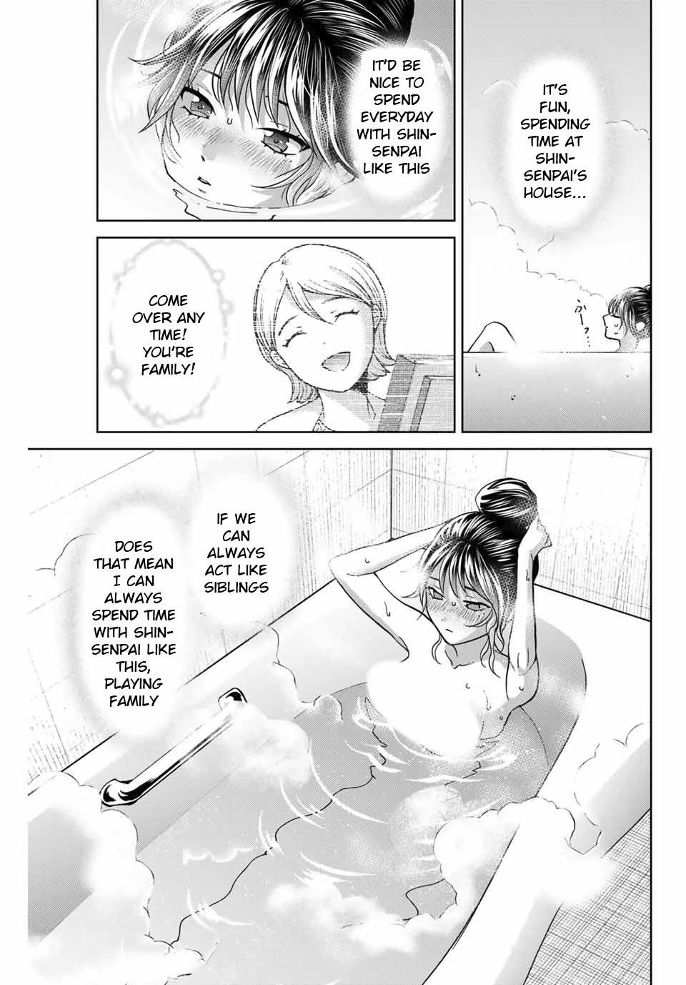 Bokutachi wa Hanshoku wo Yameta Chapter 33 page 7 - Chapter 33: Sleepover
