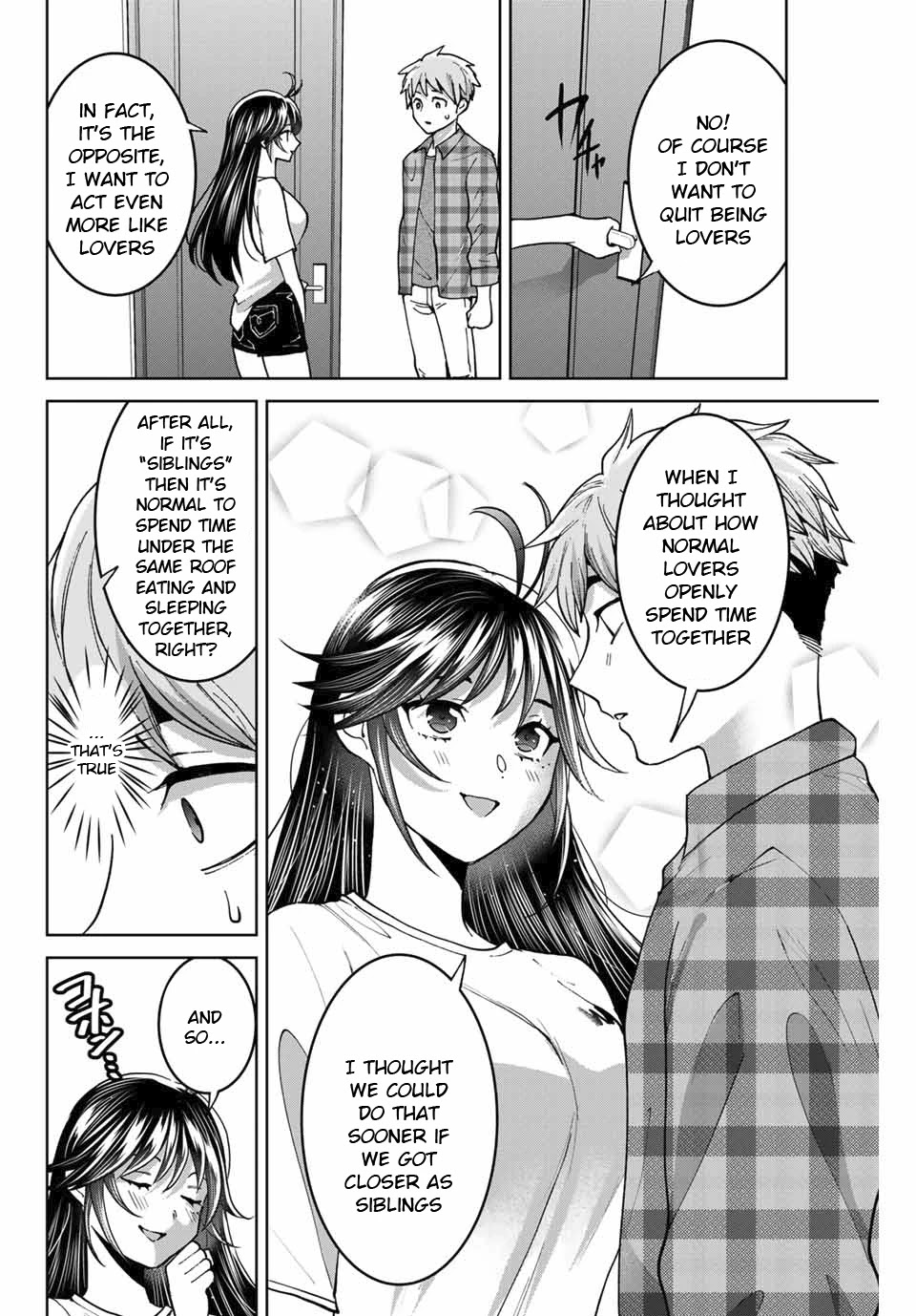 Bokutachi wa Hanshoku wo Yameta Chapter 34 page 14 - Chapter 34: True Family