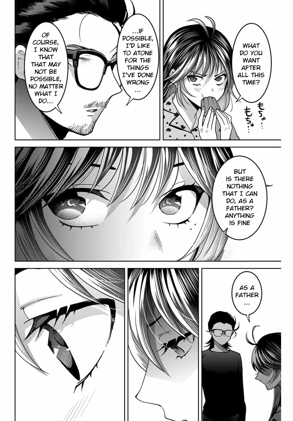 Bokutachi wa Hanshoku wo Yameta Chapter 34 page 8 - Chapter 34: True Family