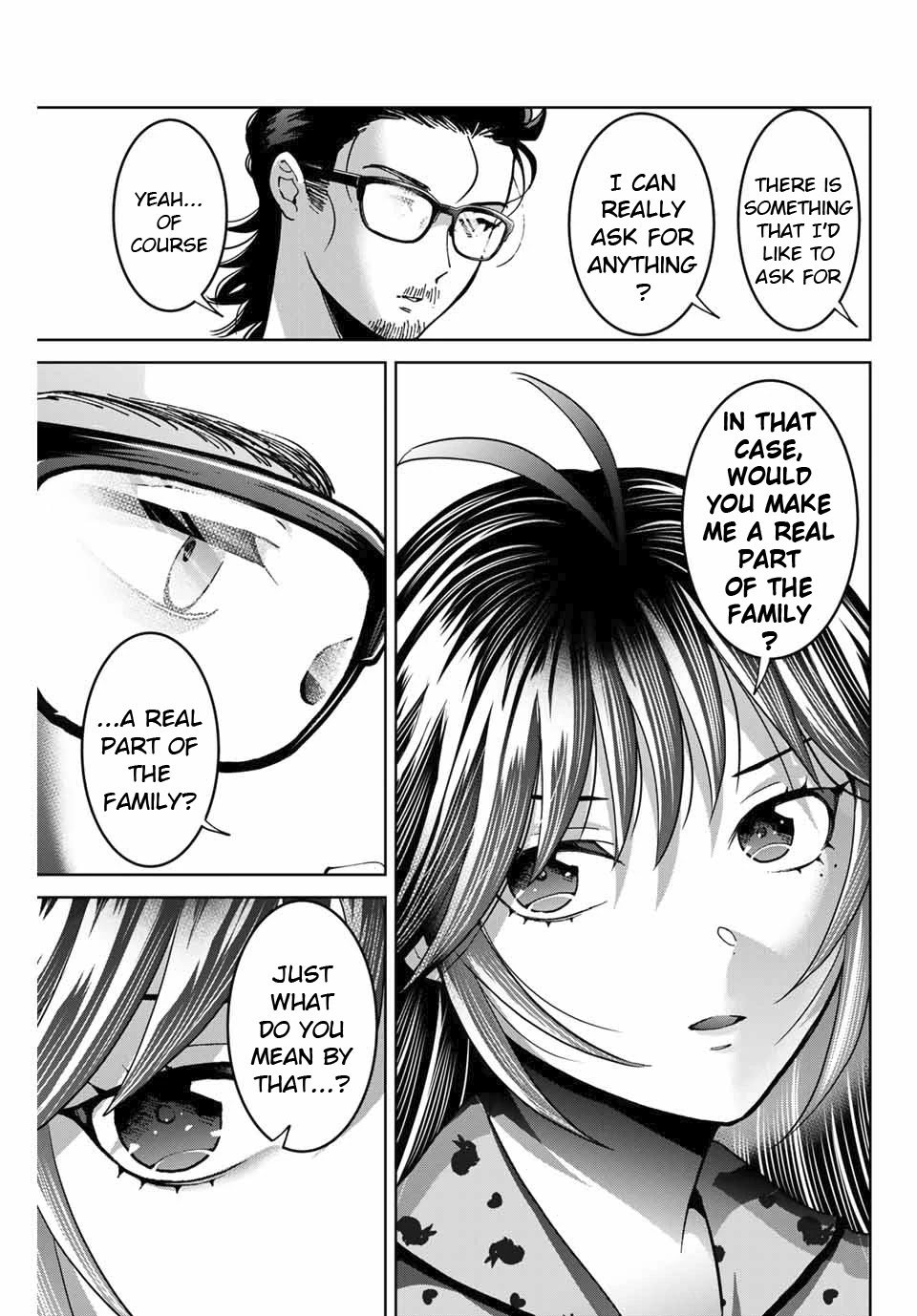 Bokutachi wa Hanshoku wo Yameta Chapter 34 page 9 - Chapter 34: True Family