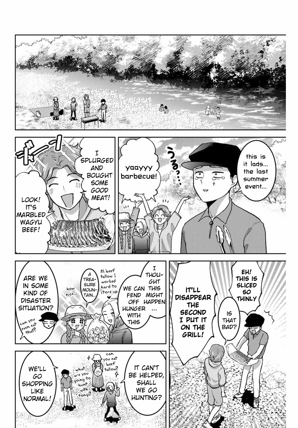 Bokutachi wa Hanshoku wo Yameta Chapter 36 page 4 - Chapter 36: Barbecue