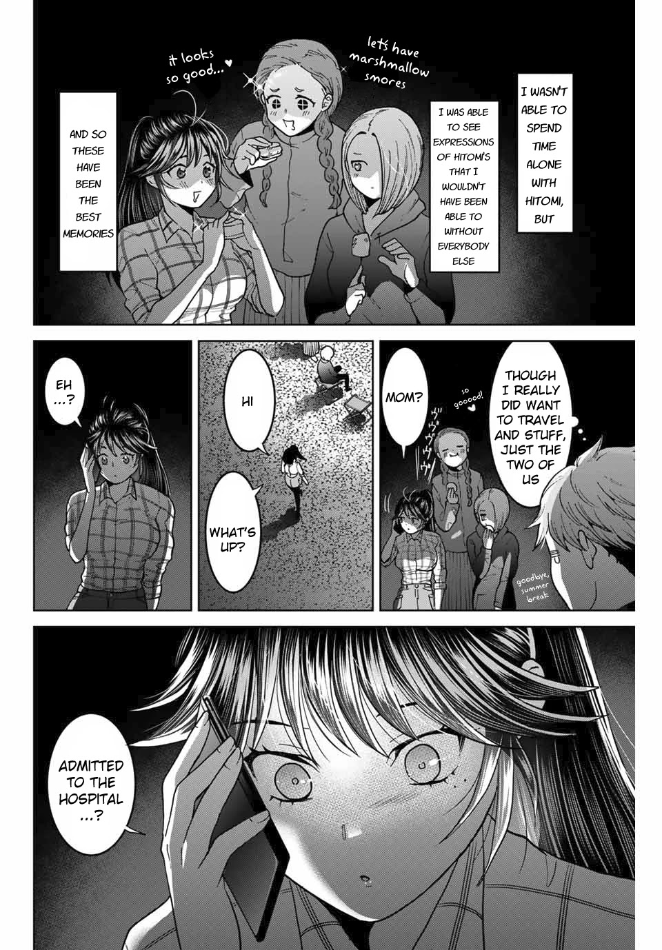 Bokutachi wa Hanshoku wo Yameta Chapter 37 page 14 - Chapter 37: Summer's End