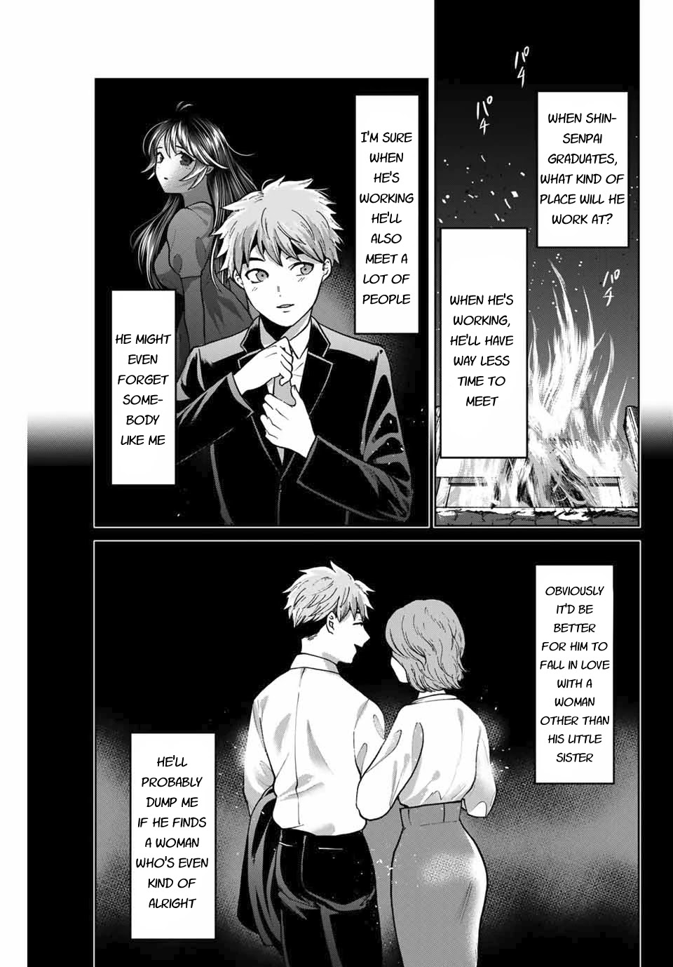 Bokutachi wa Hanshoku wo Yameta Chapter 37 page 9 - Chapter 37: Summer's End