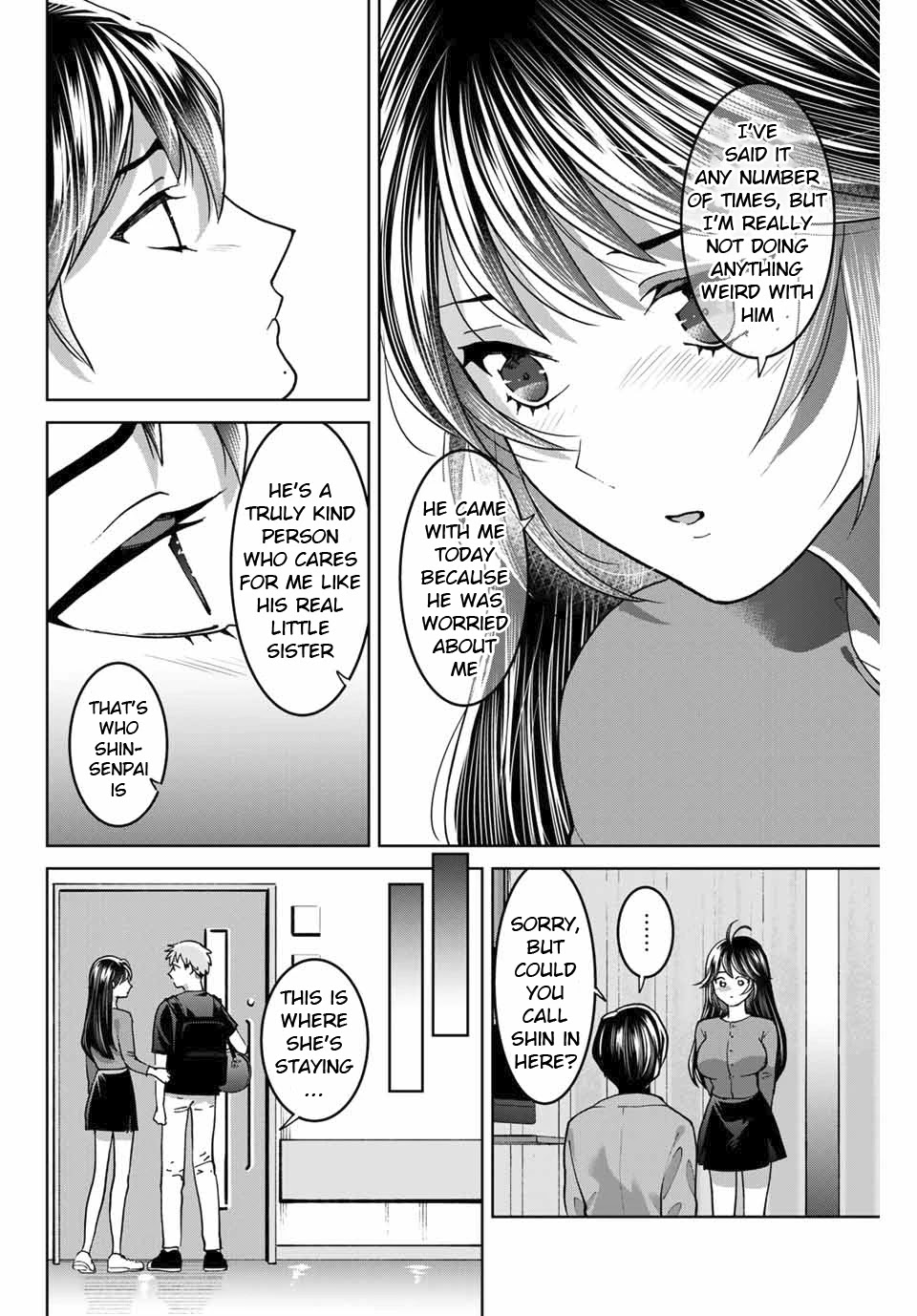 Bokutachi wa Hanshoku wo Yameta Chapter 38 page 10 - Chapter 38: Hospital Visit