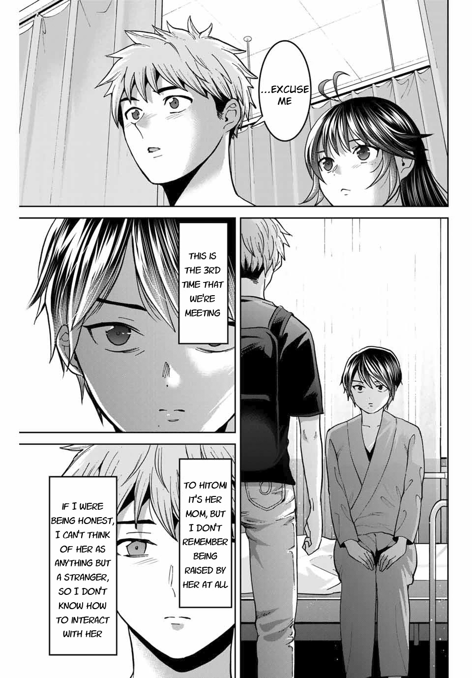 Bokutachi wa Hanshoku wo Yameta Chapter 38 page 11 - Chapter 38: Hospital Visit