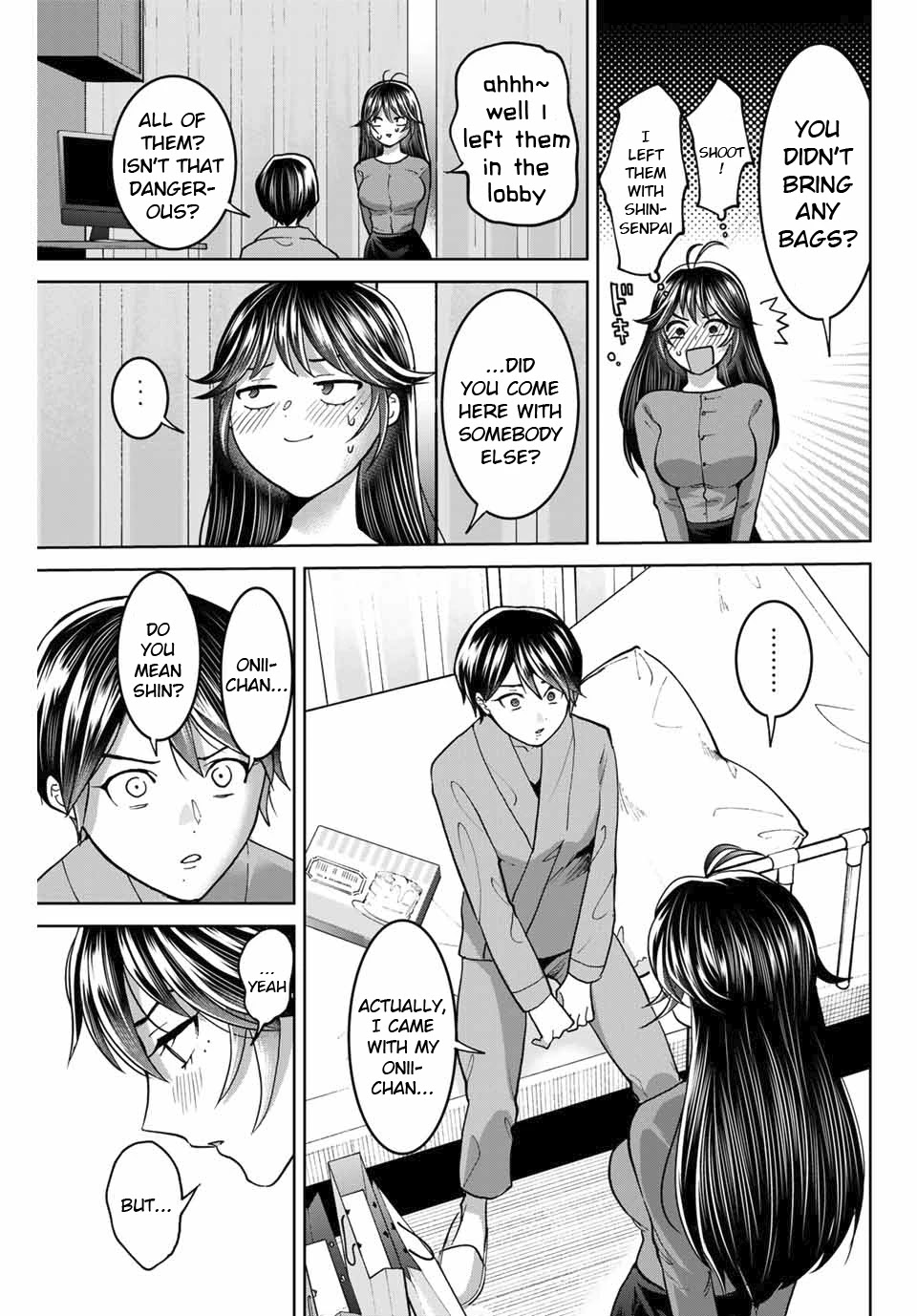 Bokutachi wa Hanshoku wo Yameta Chapter 38 page 9 - Chapter 38: Hospital Visit