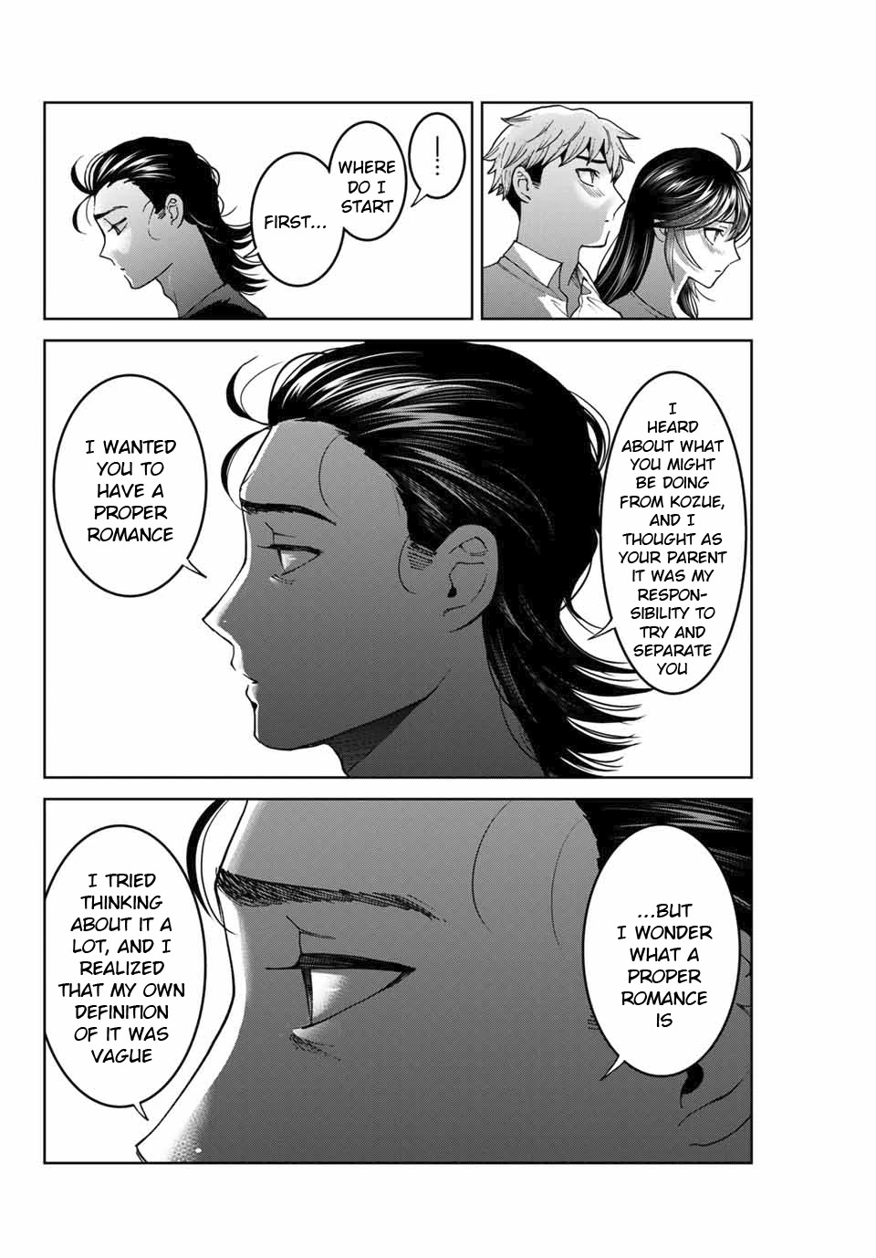 Bokutachi wa Hanshoku wo Yameta Chapter 42 page 12 - Chapter 42: A Proper Romance