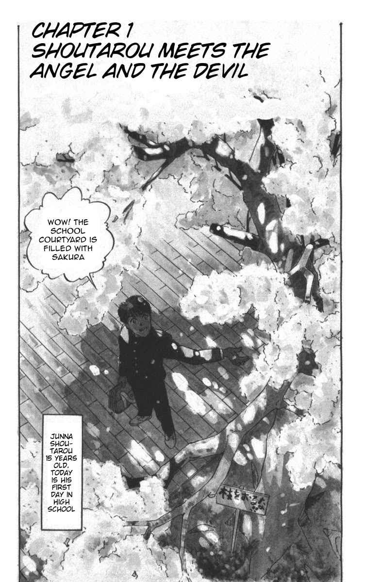 Bonbonzaka Koukou Engekibu Chapter 1 page 1 - Chapter 1: Shoutarou Meets The Angel and The Devil