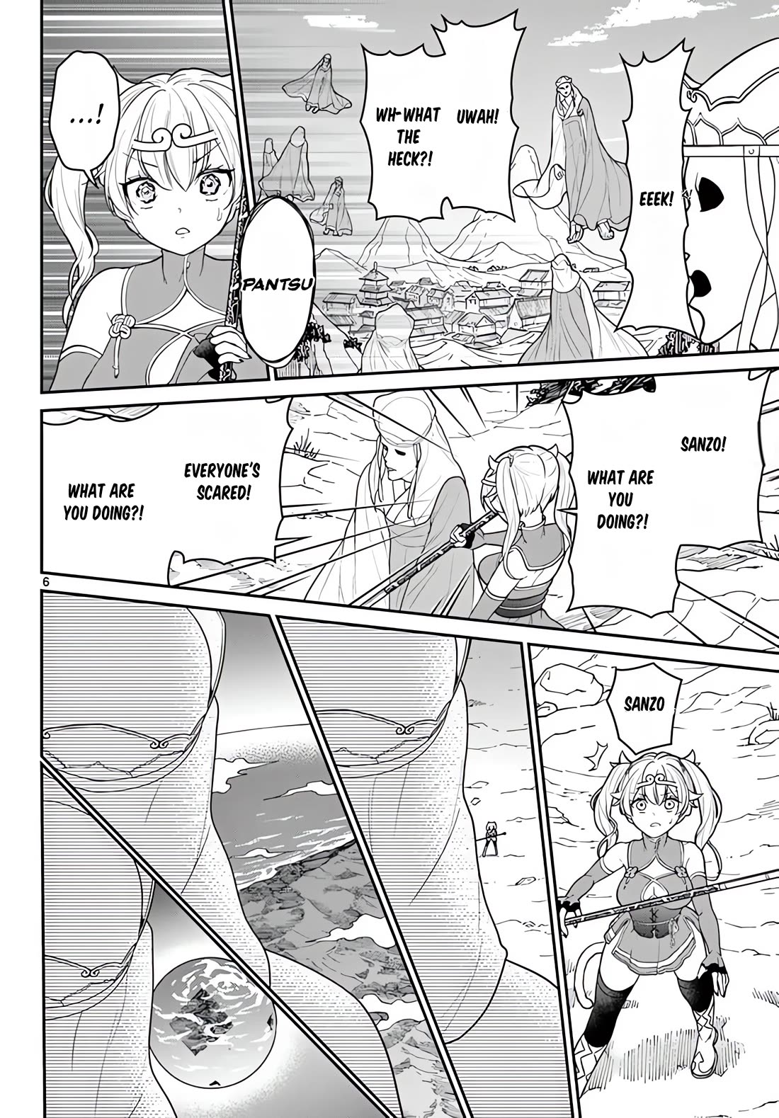 Bonnou☆Saiyuuki Chapter 22 page 7 - Chapter 22: World Panty Round-the-World Trip