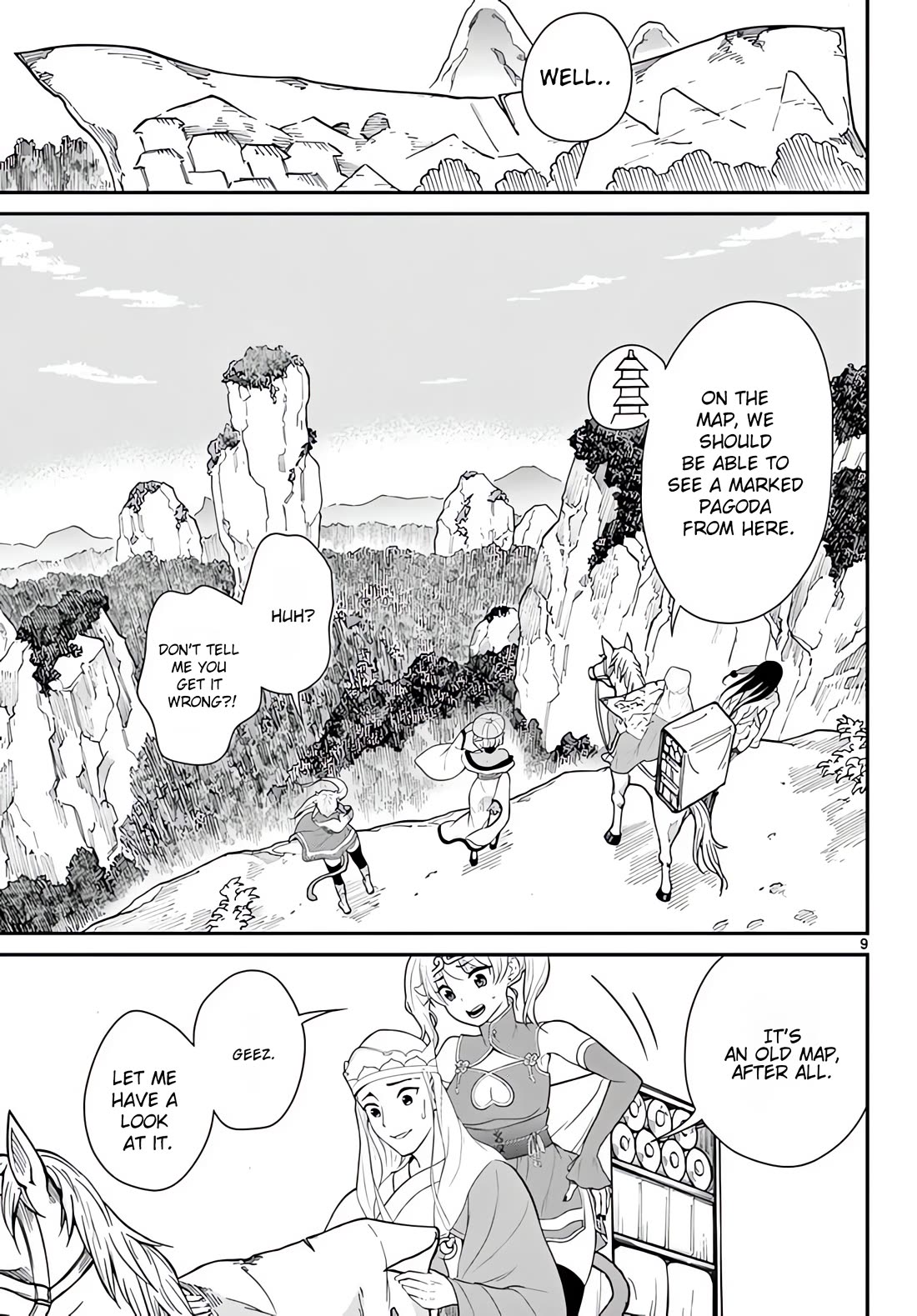 Bonnou☆Saiyuuki Chapter 23 page 10 - Chapter 23: Black-eyed Monk